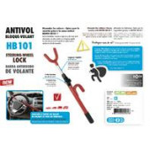 Antivol bloque-volant • Canne antivol