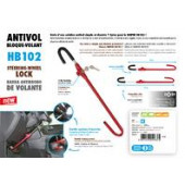 Canne antivol pour volant & pédales