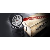 KIT JANTES ALLIAGE 17" ESSEESSE 500 ABARTH (BLANC)